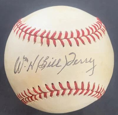 Bill Terry Signed Official NL Baseball Mint Autograph Psa Coa Ny Giants Hof 400 - Image 1 of 4