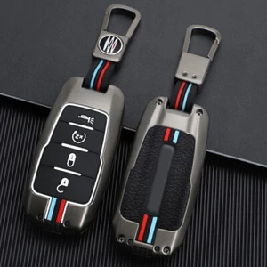 Metal Car Key Fob Cover Case Keychain Ring For 2019-2024 Ram 1500 2500 3500 - Picture 1 of 23