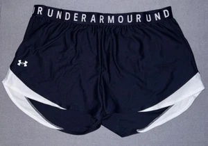 Under Armour Heat Gear pantaloncini larghi donna XXL blu bianco atletico elastico in vita - Foto 1 di 10