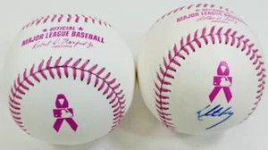 KOLTEN WONG SIGNED PINK MOTHERS DAY BASEBALL ST. LOUIS CARDINALS AUTOGRAPH J22 - Picture 1 of 1