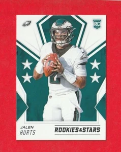 2020 ROOKIES & STARS RC JALEN HURTS # 106 PHILADELPHIA EAGLES - Bild 1 von 2