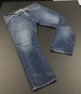 Jeans Polo Ralph Lauren uomo vintage taglia 36x30 blu denim - Foto 1 di 14