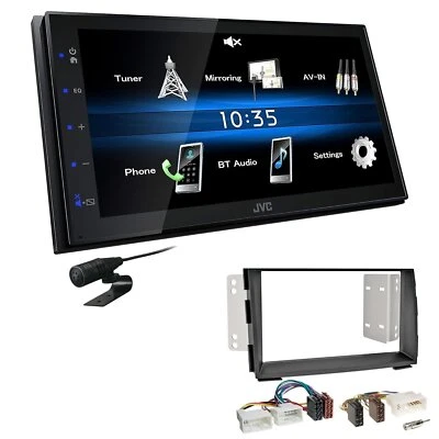 JVC Autoradio Touchscreen Bluetooth USB für KIA Venga ab 2009 schwarz - Bild 1 von 4