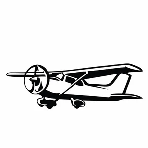Cessna Adesivo Sticker 30 x 10 cm Pilota, Aereo, Aereo - Foto 1 di 7