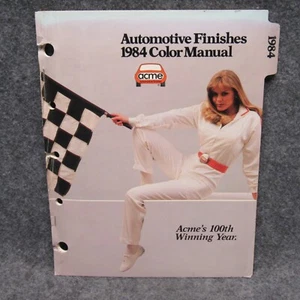 1984 ACME Automotive Finishes Color Manual Guide Ford Chrysler Buick Chevrolet - Picture 1 of 5