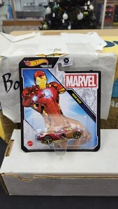 NIB 2021 MARVEL IRON MAN CHARACTER CARS HW HOT WHEELS 1/64 TOY CAR #HHB74 - Picture 1 of 3