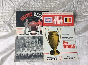 COPA DE EUROPA 1956/7 Y 1968 MANCHESTER UNITED V ANDERLECHT 9 - Imagen 1 de 1