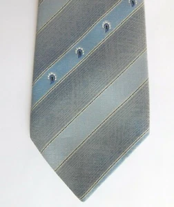 Grey blue Paisley tie by Marks and Spencer made in the UK machine washable - Picture 1 of 5