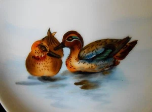 Ducks Hand Painted Ceramic 3 Plates UCG United China and Glass Company 1950 - Picture 1 of 10