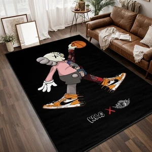 Alfombra Air Kaws, alfombra Air Jordan, alfombra parodia Michael Jordan, alfombra de moda callejera - Imagen 1 de 6