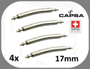 4 Stk. Swiss Made Federstege gebogen für 17mm Ø 1,6mm Premium Qualität Fa. CAPSA - Bild 1 von 4