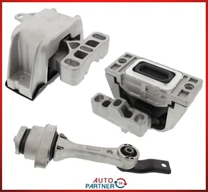 3x Motorlager für VW Golf 4 1.8T Audi rechts links Getriebelager Satz 5 Gang - Bild 1 von 5
