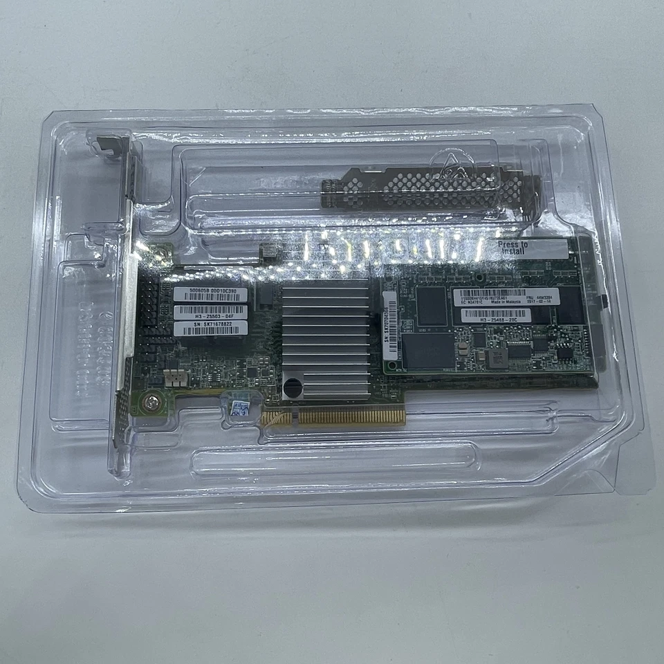 IBM 46C9111 ServeRAID 1GB CACHE M5210 1G Cache 6GB/12GB SAS/SATA RAID5 Adapter - Image 1 of 4