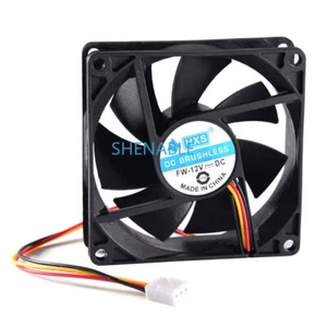 HXS 12V DC 0.1A 3-Pin 60 x 60 x 15 mm Brushless Super Quiet Cooling Fan - Picture 1 of 3