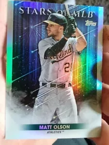 2022 Topps Series 2 Baseball opaco Olson Stars of MLB #SMLB-50 Oakland Athletics - Foto 1 di 7