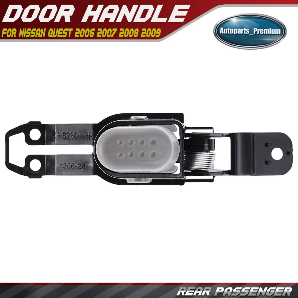 Manija de puerta interior gris pasajero trasero para Nissan Quest 2006 2007 2008 2009 Foto 1 de 4