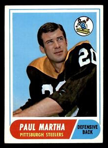 1968 Topps Football #111 Paul Martha VG *d3