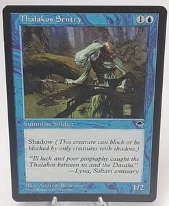 Thalakos Sentry - Tempest - MTG 1997 Magic The Gathering - Picture 1 of 6