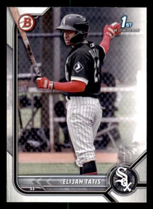 2022 Bowman Prospects #BP23 Elijah Tatis - Picture 1 of 2
