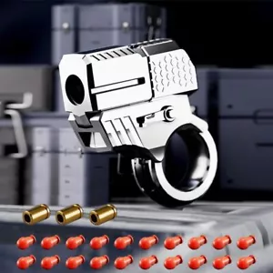Alloy Gun Fidget Ring EDC Fidget Spinner Metal Hand Spinner Adult Fidget Toys US - Picture 1 of 17