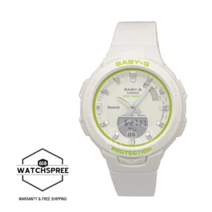 Casio Baby-G G-SQUAD Series White Resin Band Watch BSAB100SC-7A BSA-B100SC-7A - Picture 1 of 3