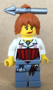 LEGO®-Minifigura Monster Fighters Ann Lee Set 9467 9462 Mummy Ghost Train mof002 - Imagen 1 de 7