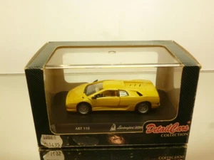 DETAIL CARS 110 LAMBORGHINI DIABLO - YELLOW 1:43 - VERY GOOD IN BOX - Imagen 1 de 9