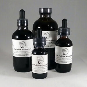 Pine Pollen & Nettle Root Combination Tincture/Extract, Multiple Sizes