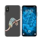 Case für Apple iPhone Xs Max Silikon-Hülle Vektor Tiere Camelion M7 Cover