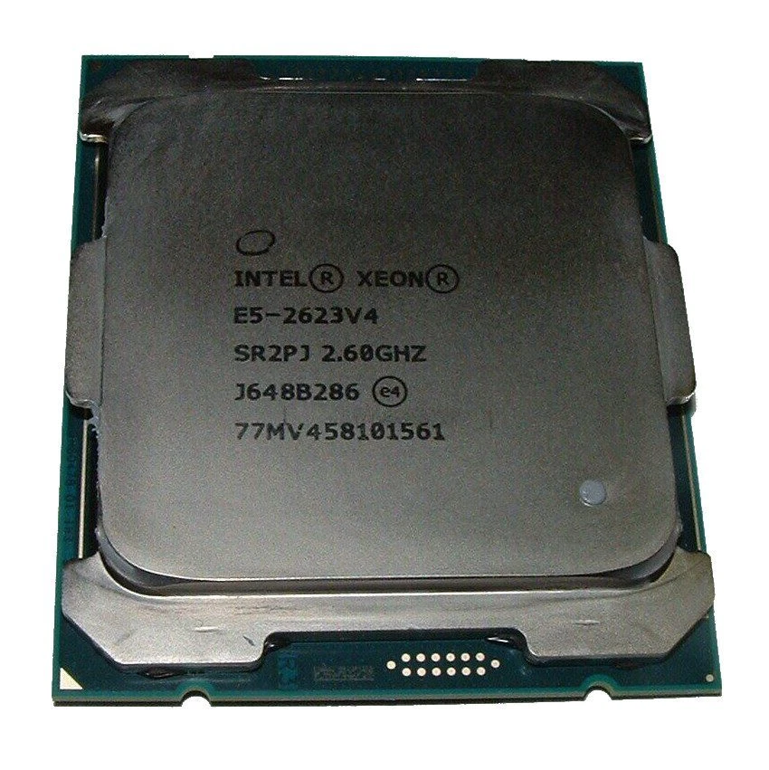 Matched Pair Intel Xeon E5-2623 v4 2.6GHz 4-Core Processor CPU LGA2011 SR2PJ - Image 1 of 1