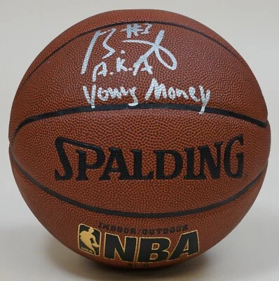 Brandon Jennings Signed Basketball PSA/DNA COA Young Money Pistons Bucks Auto 14 - Image 1 of 4