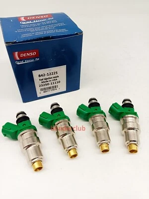 4Pcs DENSO Fuel Injectors For 1995-1998 Toyota Tercel Paseo 1.5L 23250-11110 NEW - Image 1 of 4