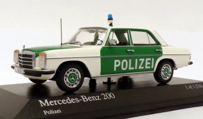 Minichamps 1/43 Scale 400 034090 - Mercedes Benz 200 - Polizei - Image 1 of 4