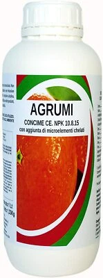 Concime Agrumi Liquido Fertilizzante con Azoto Fosforo per agrumi vari bioA.L.T. - Immagine 1 di 4