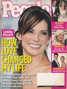 Magazine People March 26 2007 Sandra Bullock Tori Spelling Liz Hurley Heather - Picture 1 of 4