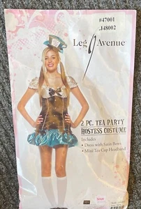 Alice's Mad Hatter Tea Party Prinzessin Tween Mädchen Spiel Kostüm Halloween Gr. M/L  - Bild 1 von 3
