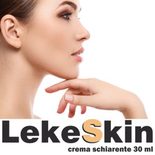 LEKESKIN, CREMA VISO SCHIARENTE, MACCHIE SCURE DELLA PELLE, ESFOLIANTE VISO