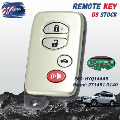 for Toyota Camry Avalon 2007 2008 2009 Smart Key Keyless Remote Fob 271451-0140 - Image 1 of 4