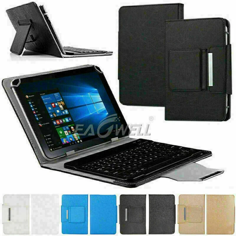 For Amazon Fire HD 10 5/7/9th Tablets Wireless Keyboard Leather Stand Case Cover - Image 1 of 4