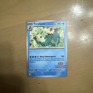 Feraligatr - 213 (Illustration Contest 2024) 213 Sv: Scarlet & Violet Promo... - Picture 1 of 2