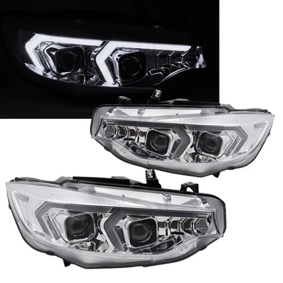 Xenon Scheinwerfer Set chrom für BMW 4er F32/F33 2013-2017 mit LED Blinker+TFL - Bild 1 von 4