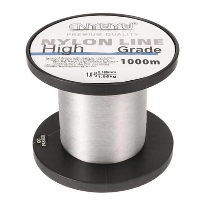 3281FT/1094Iarde 4lb Nylon Pesca Lenza,1.0# Monofilamento Corda Filo,Trasparente - Immagine 1 di 4