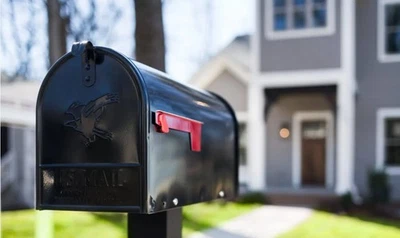 ARCHITECTURAL MAILBOXES Gibraltar E1100B00 Mailboxes Elite Medium Capacity Galvanized Steel Black