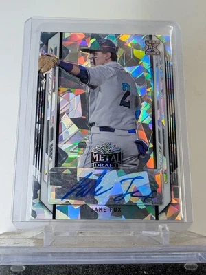 2021 Leaf Metal Draft Jake Fox #BA-JF1 Auto - Image 1 of 2