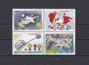 CANADA    1862a MNH Block, Children's Drawings, 2000 - Bild 1 von 1