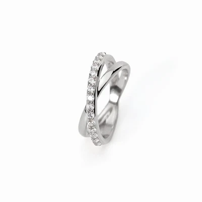 Anello fascia Kim Mabina 523277 Argento 925 - Immagine 1 di 2