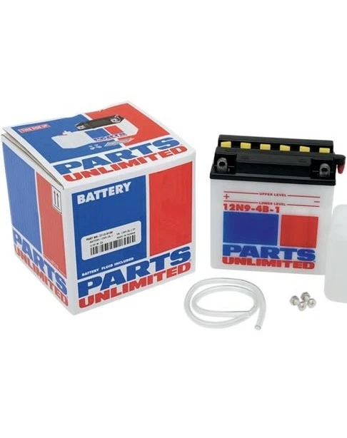 Parts Unlimited 6V Conventional Motorcycle Battery Kit 6N4-2A-5 2113-0120 - Imagem 1 de 1