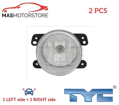 FOG LIGHT LAMP PAIR TYC 19-5989-00-9 2PCS FOR DODGE JOURNEY - Image 1 of 4
