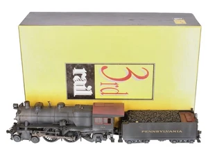 3rd Rail 723 O BRASS PRR E6s 4-4-2 Atlantic Steam Locomotive & Tender -3 Rail LN - Picture 1 of 12