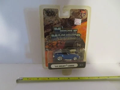 Muscle Machines 1964 Shelby Cobra Blue 05-13 2005 NIP - Image 1 of 4